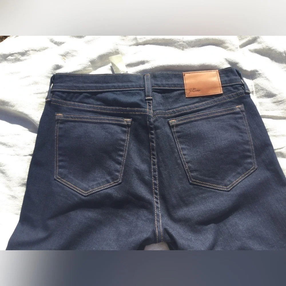 NWT New J.crew size 28 matchstick‎ jeans denim dark wash gorpcore boho 60s jcrew